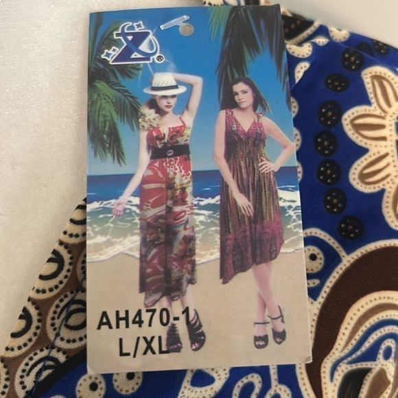 NWT Dress Z Royal Blue Sundress Size Large/XL - Picture 4 of 7